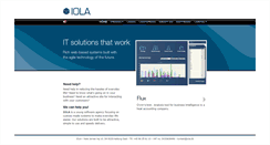 Desktop Screenshot of iola.dk