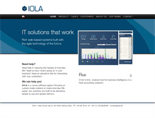 Tablet Screenshot of iola.dk